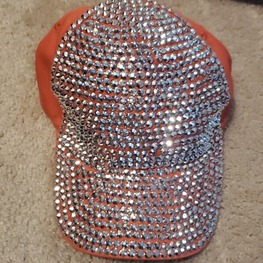 Bedazzled baseball cap